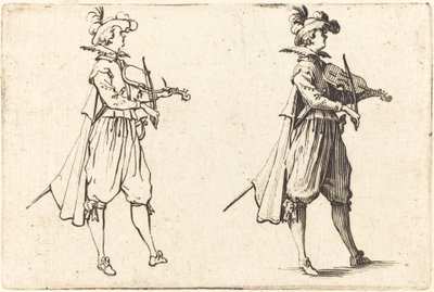 Violinist by Jacques Callot