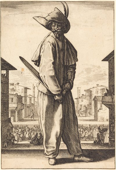Zanni by Jacques Callot