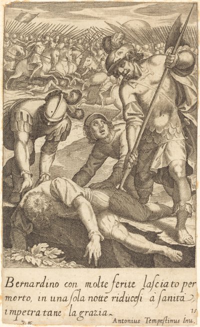 Bernardino by Jacques Callot after Antonio Tempesta