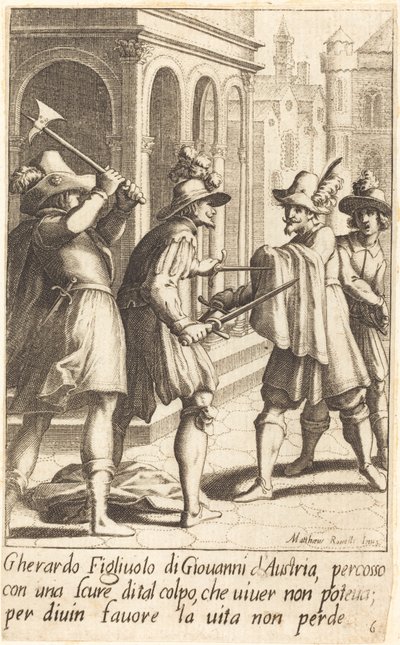 Gherardo by Jacques Callot after Matteo Rosselli