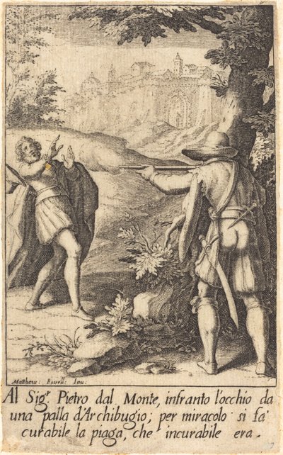 Pietro dal Monte by Jacques Callot after Matteo Rosselli