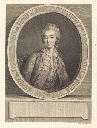 Madame du Barry by Jacques Firmin Beauvarlet after François Hubert Drouais