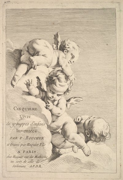 Frontispiece by Jacques Gabriel Huquier