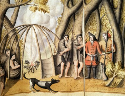 The Indians of Magellan Strait by Jacques Gouin de Beauchesne