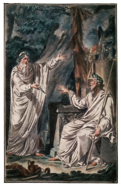 Celtic druids, c.1790 by Jacques Grasset de Saint Sauveur