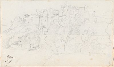 Castle on a Hill by Jacques Louis David