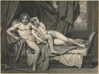 Cupid and Psyche, 1813 by Jacques Louis David