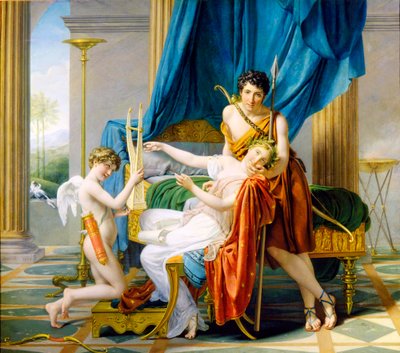Sappho, Phaon and Cupid, 1809 by Jacques Louis David