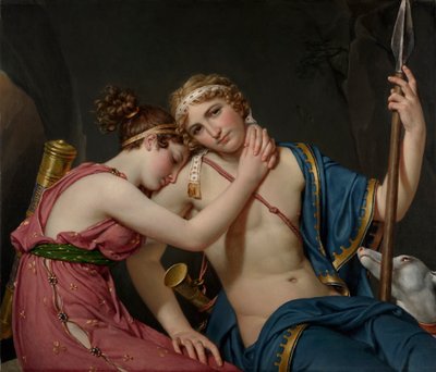 The Farewell of Telemachus and Eucharis by Jacques Louis David