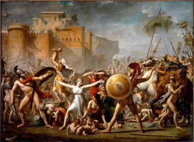 The Intervention of the Sabine Women by Jacques Louis David