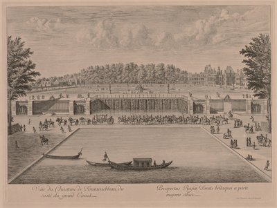 Chateau Fontainebleau from the Grand Canal by Jacques Rigaud
