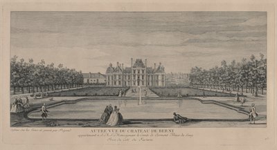 Chateau of Berny from the Gardens by Jacques Rigaud