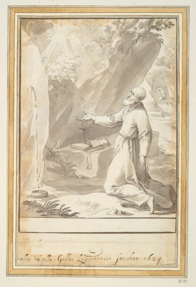 Saint Philip Praying by Jacques Stella