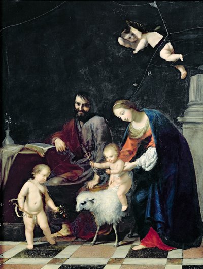 The Holy Family by Jacques Stella