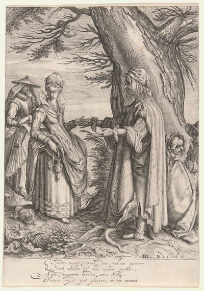 Fortune-Teller by Jacques de Gheyn II
