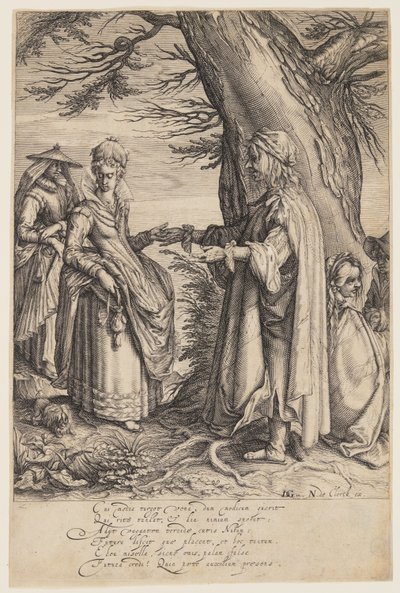Fortune-Teller by Jacques de Gheyn II