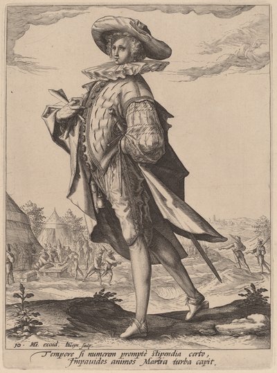Treasurer by Jacques de Gheyn II after Hendrik Goltzius