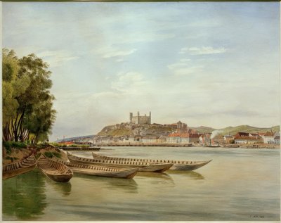 View of Bratislava by Jakob Alt