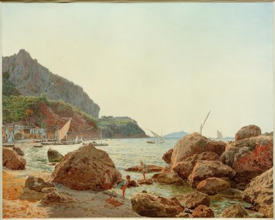 The Great Marine on the Island of Capri by Jakob Alt