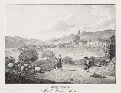 Lower Austria, Market Weissenkirchen by Jakob Alt