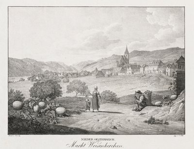Lower Austria, Market Weisenkirchen by Jakob Alt