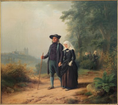 The Churchgoer by Jakob Becker