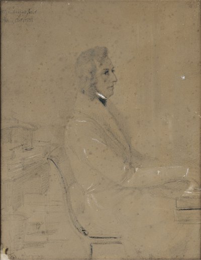Frédéric Chopin at piano by Jakob Götzenberger