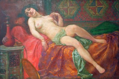 Resting Odalisque by Jakub Obrowsky