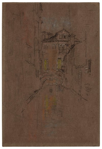 A Venetian Canal, 1879-1880 by James Abbott McNeill Whistler