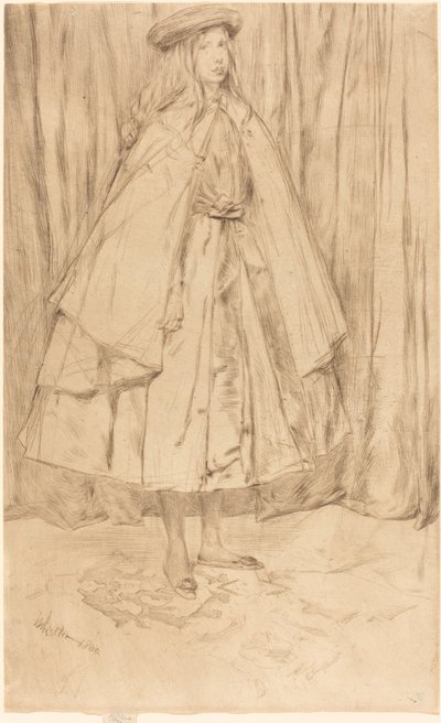 Annie Haden, 1860 by James Abbott McNeill Whistler