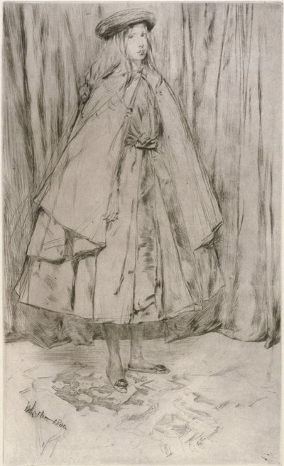 Annie Haden, 1860 by James Abbott McNeill Whistler