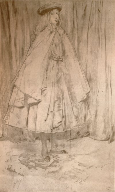 Annie Haden, 1860 by James Abbott McNeill Whistler