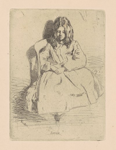 Annie, Seated, 1858-1859 by James Abbott McNeill Whistler