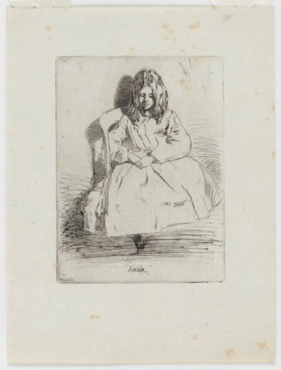 Annie, Seated by James Abbott McNeill Whistler