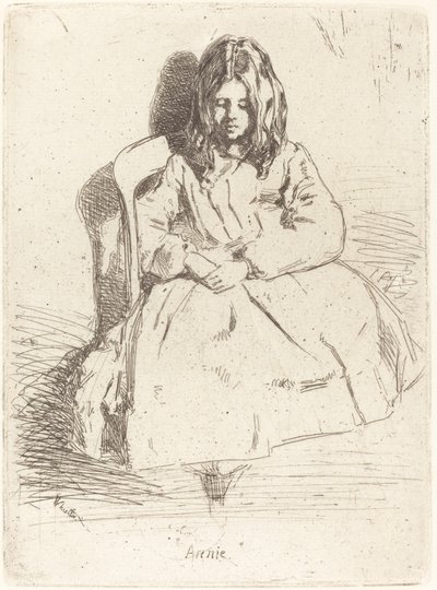 Annie Seated by James Abbott McNeill Whistler