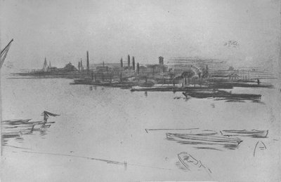 Battersea, Dawn by James Abbott McNeill Whistler