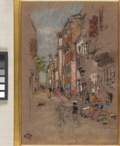 Behind the Arsenal by James Abbott McNeill Whistler