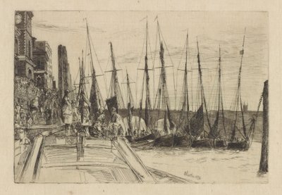 Billingsgate, 1859 by James Abbott McNeill Whistler