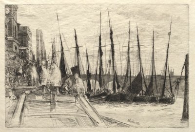Billingsgate by James Abbott McNeill Whistler