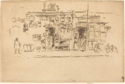 Bird-Cages Chelsea by James Abbott McNeill Whistler