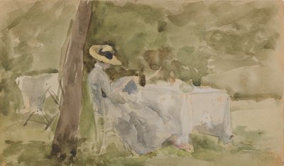Breakfast in the Garden by James Abbott McNeill Whistler