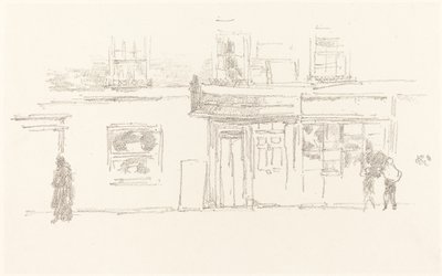 Chelsea Shops by James Abbott McNeill Whistler