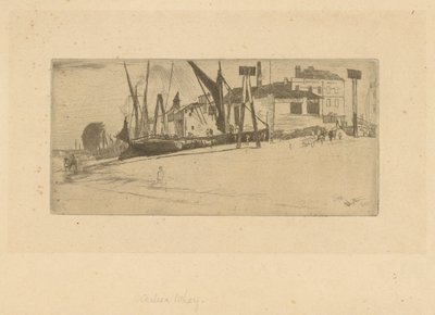 Chelsea Wharf by James Abbott McNeill Whistler