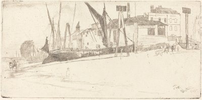 Chelsea Wharf by James Abbott McNeill Whistler