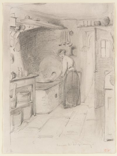 Cuisine a Lutzelbourg by James Abbott McNeill Whistler