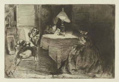 The Music Room by James Abbott McNeill Whistler