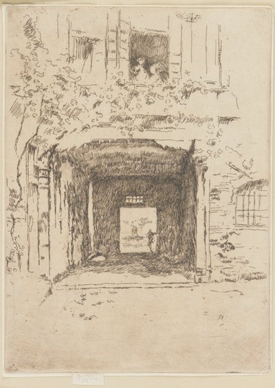 Doorway and Vine by James Abbott McNeill Whistler