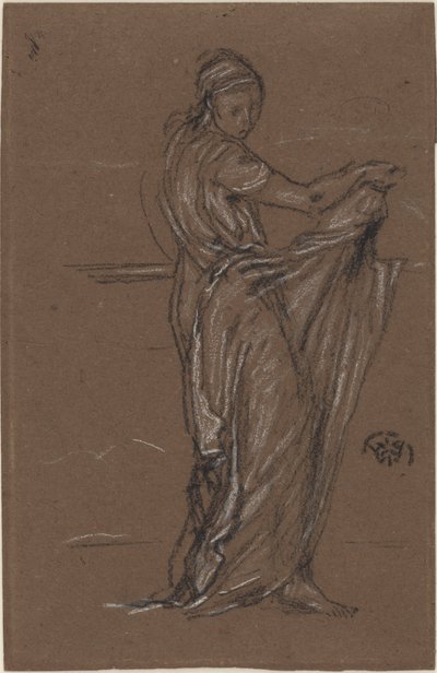 Draped Female Figure by James Abbott McNeill Whistler