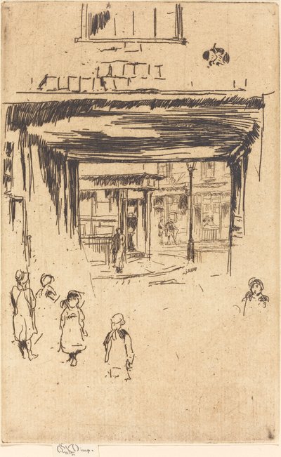 Drury Lane, c. 1880-1881 by James Abbott McNeill Whistler