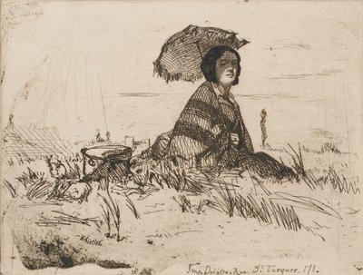 In Full Sun, 1858 by James Abbott McNeill Whistler